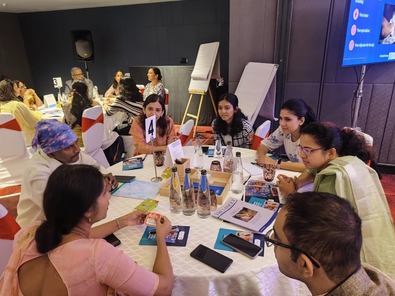 Group discussions at the Antibiotic Resistance Workshop.