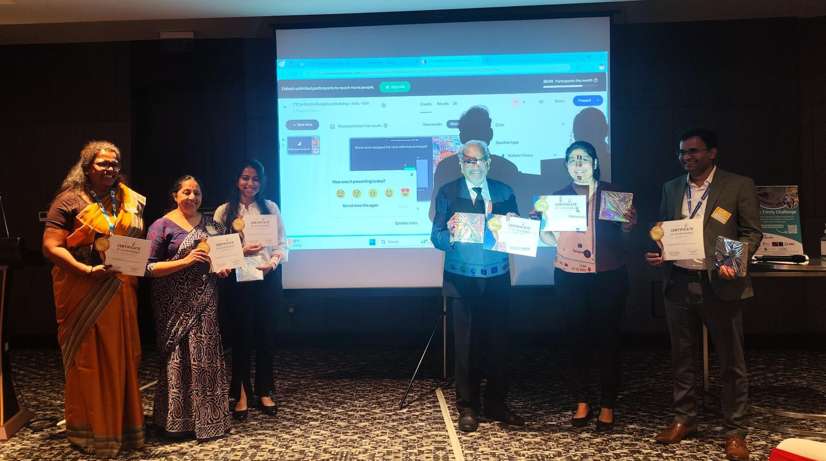 Trinity Challenge and OHT workshop winning team 